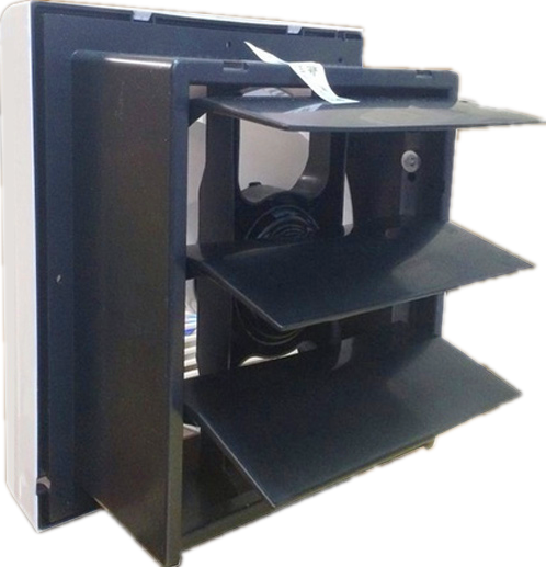 金羚12寸方形百叶排气扇家用卫生间墙壁厨房厕所静音排风扇换气扇