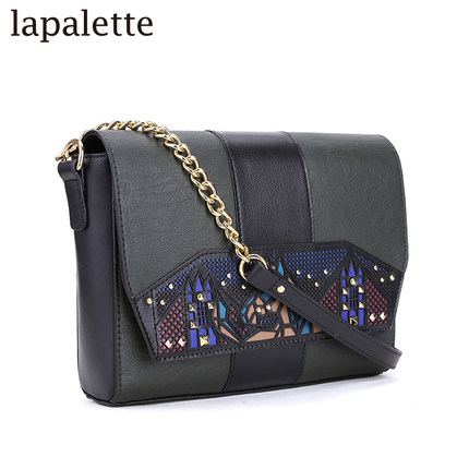 韩国lapalette小马包邮女正品2016新款欧美时尚单肩斜挎bc6xa258