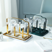 Light luxury water Cup hanger upside down glass cup tray drain storage home living room creative wine wine cup tea