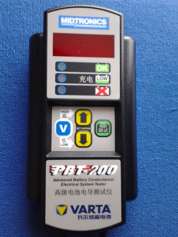 美国密特cca表蓄电池检测仪pbt200瓦尔塔,德尔福汽车电瓶测试仪