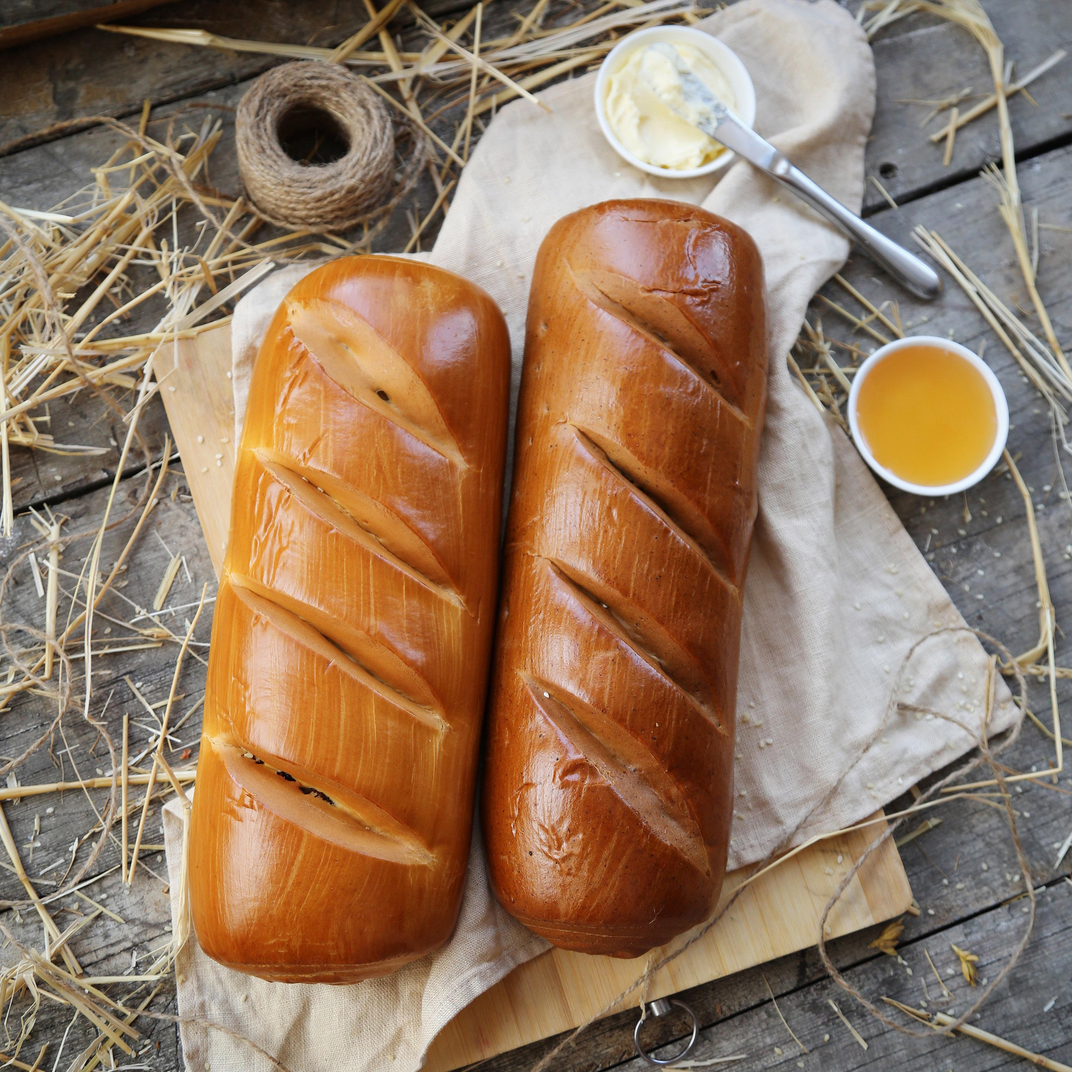 米窝 俄罗斯大列巴营养全麦早餐面包手工无添加粗粮下午茶300g