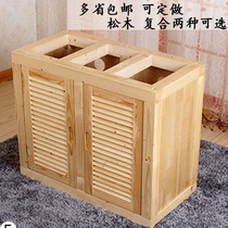Aquarium fish tank bottom cabinet Solid wood fish tank cabinet bottom filter fish tank frame Pine fish tank base frame cylinder bottom cabinet custom-made