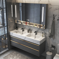Light luxury Rock board all-in-one bathroom cabinet combination modern simple sink washbasin washbasin toilet washbasin bathroom