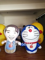 New inflatable PVC dad tumbler stage props Air model custom inflatable Dingdang cat cartoon balloon