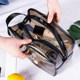 Web celebrity cosmetic bag ins style ultra hot portable female travel large capacity transparent waterproof wash gargle bag storage bag box Web celebrity cosmetic bag ins style ultra hot portable female travel large capacity transparent waterproof wash gargle bag storage bag box
