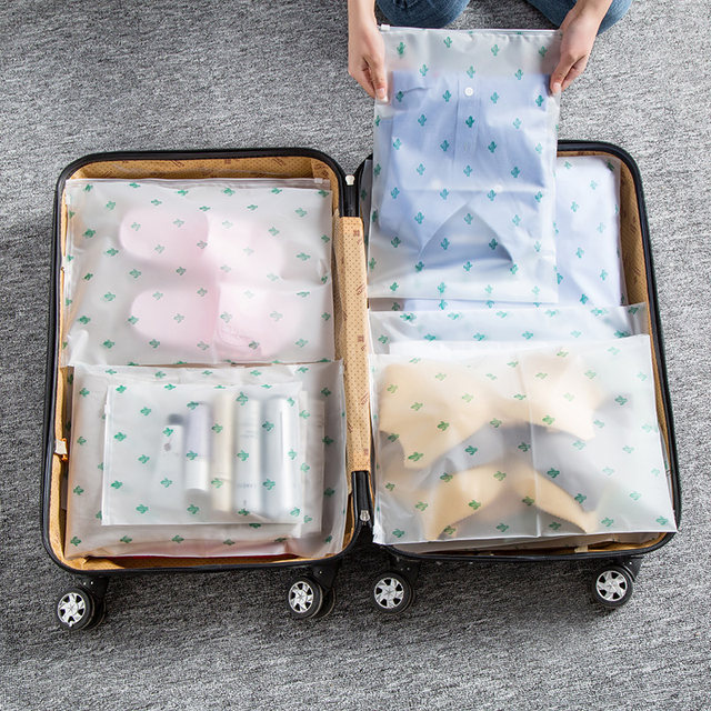 ຖົງເກັບຮັກສາເຄື່ອງນຸ່ງອະນຸບານເຄື່ອງນຸ່ງຫົ່ມ underwear organizer bag travel sealed bag line packaging portable bag maternity bag