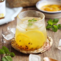Ancient Harbor Food Notes) Honey Passion Fruit Lemon Sauce Pure Handmade Jam Fruit Tea Preserved Brewed Water Tea at Room Temperature