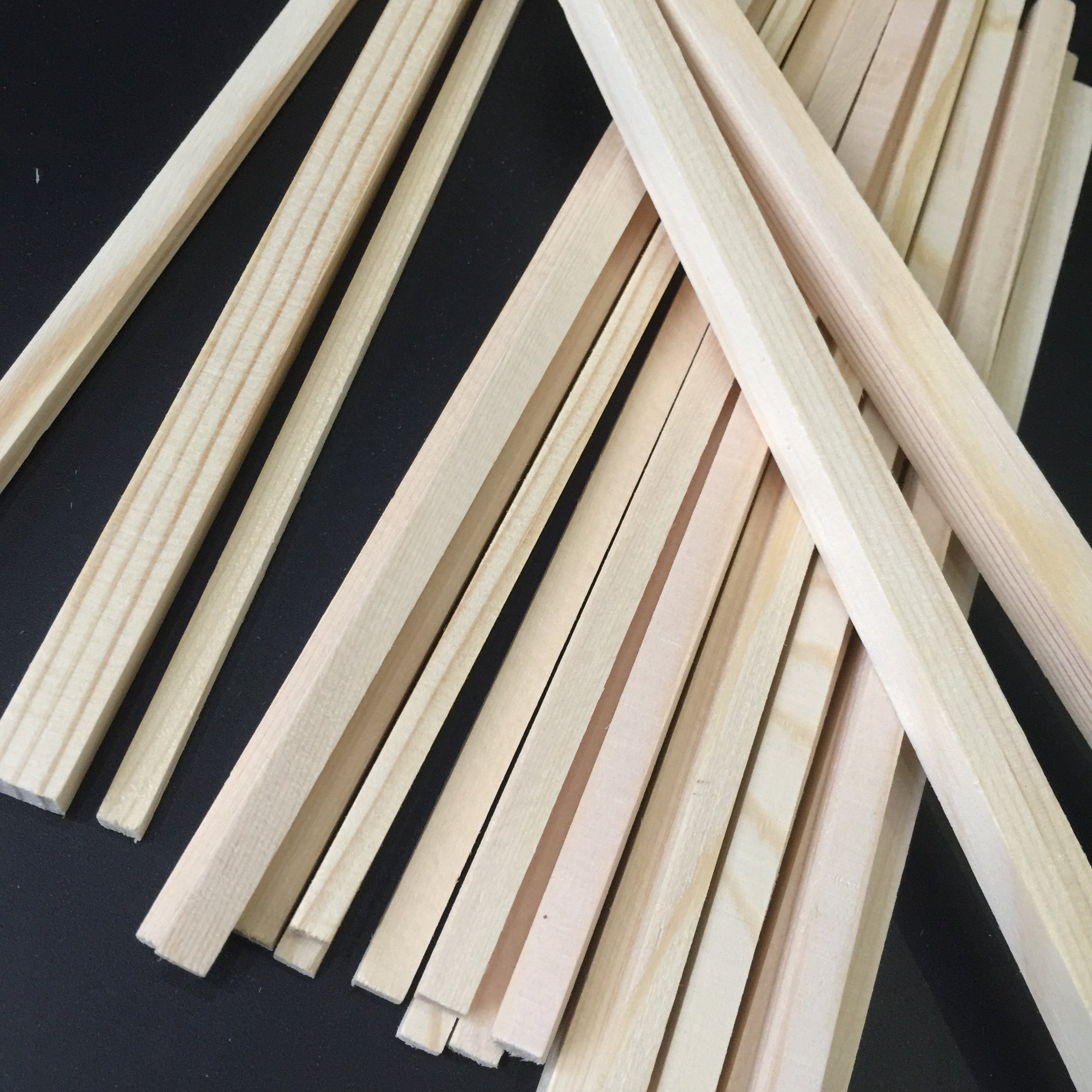 diy手工制作材料松木方 木条 长木棍 模型耗材 辅料 木条棒 包邮_7折