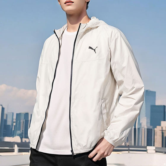 PUMA Puma White Jacket Men's 25 Spring New Woven Hooded Jacket Running Fitness Sportswear 687540
PUMA Puma White Jacket Men's 25 Spring New Woven Hooded Jacket Running Fitness Sportswear 687540