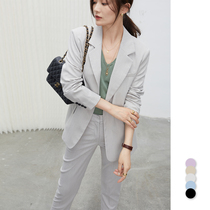 Workplace new season calm 5-color suit Japan anti-wrinkle easy to take care of material simple commuter single buckle casual jacket