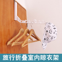 Travel small drying rack portable foldable bathroom drying rack travel portable door rear adhesive hook drying rack