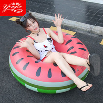 Swimming ring adult thickened inflatable water toy underarm circle cute floating ring adult watermelon swimming ring