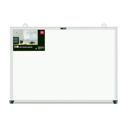 Deli 7820 magnetic whiteboard 100*200 single-sided writing board, hanging whiteboard, single-sided, conference whiteboard, training whiteboard, easy to erase and write, flat surface