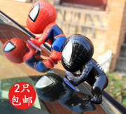 Hút cup doll lại Spider-man nguồn cung cấp tự động siêu thị trang trí phụ kiện xe hơi mặt dây chuyền phụ kiện xe hơi