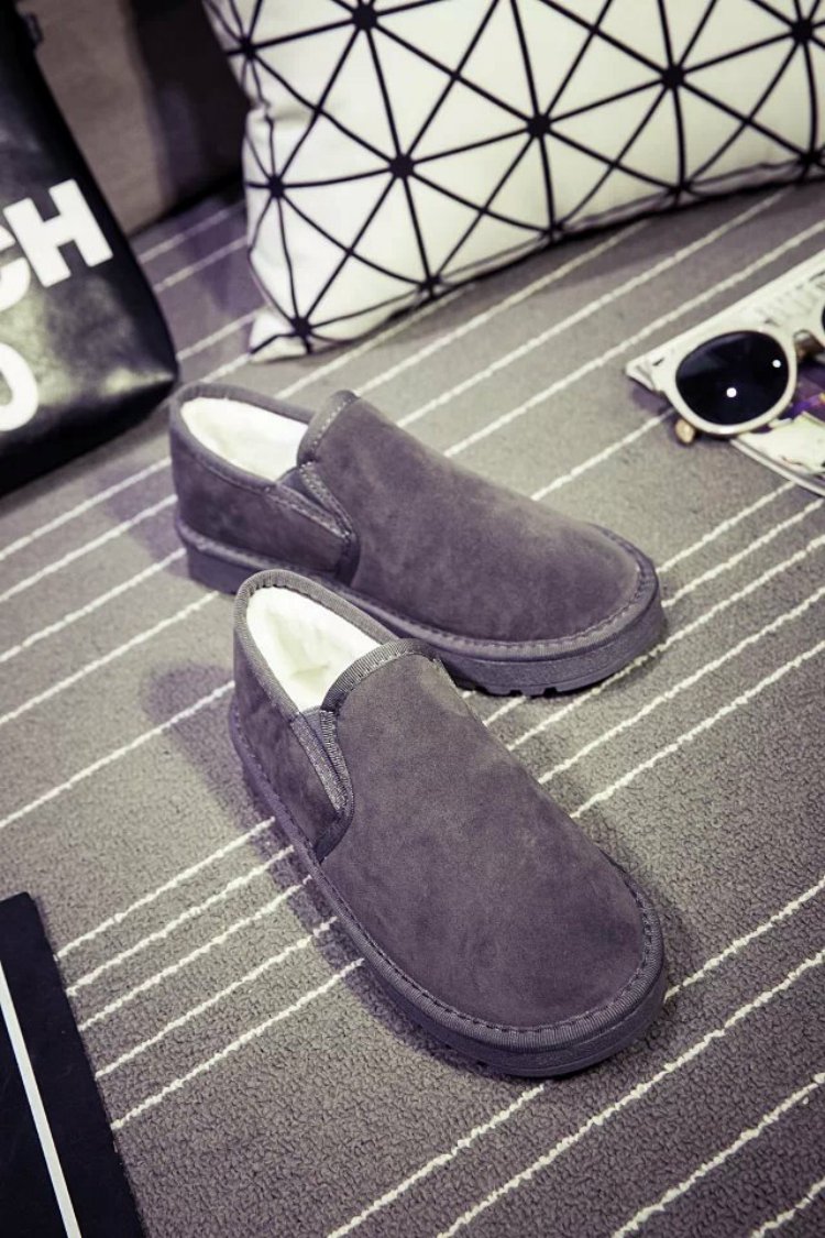 2016韩版女鞋平底鞋雪地靴子冬季短靴女大码