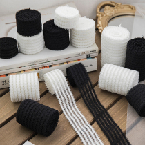 Super wide elastic band home pants belt rubber band waist pants pants head stretch stretch rope webbing lace accessories