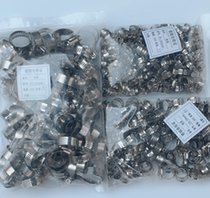 All stainless steel pipe hoop Water pipe gas pipe hoop Clamp Pipe hoop Pipe clamp American German Cross word widened thickened