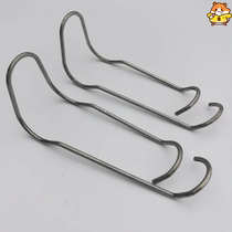 Wire clamp top spring groove card greenhouse clip steel pipe Dapeng press top spring steel wire lead spring press film wire clip