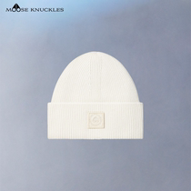 MOOSE KNUCKLES Snowbank Beanie LOGO Autumn Winter Warm Wool Knitted Hat Man