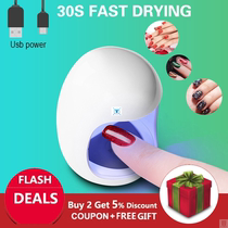 Egg Shape 3W UV LED Lamp for Nail Single Finger Lamp Nail