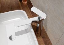 Dhahran Washbasin Basin sitting faucet Single hole single handle hot and cold water faucet 801201