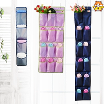 Slipper storage bag hanging bag door rear hanging multi-layer storage shoe bag shoe bag toy sundries storage bag shoe bag