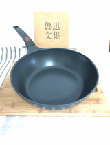 Defect treatment 28cm non-stick wok day single export frying pan without lid frying pan baking fish plate square plate