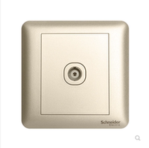 Schneider Changyi series frosted gold TV TV socket Cable socket