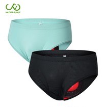 Vosavi cycling shorts mountain bike padded silicone breathable shorts high-elastic shock absorption mens briefs