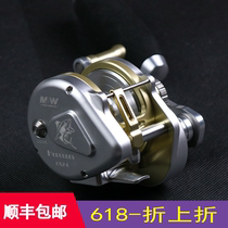 MW automatic cable drum wheel Slow rocking iron plate wheel CX1 CX2 deep sea boat fishing wheel Hand drum wheel left and right hand fishing wheel