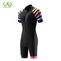 Vosavi long distance female Iron Triathlon triathlon full summer swimming riding suit short sleeve
