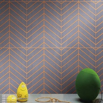 30X60 Fishbone line geometric tiles kitchen bathroom wall tiles matte non-slip floor tiles balcony bread tiles