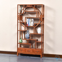 Ming and Qing classical decorative partition study living room bogully tea industry Chinese Duobao pavilion display rack small ornaments