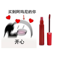 GIORGIO ARMANI Red Tube Lip Glaze 400 405