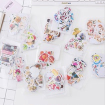 Stationery Hands Account Small Stickers LINE Expression Stickers Hand Tent Perimeter Kitty Stickers Bag Everyday Son Cartoon Gourmet Food