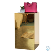 Yougu window display stand model floor stand shoe bag rack stainless steel titanium light luxury First clothing store decoration Booth