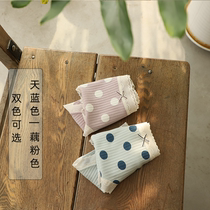 Spring Summer Money Pure Cotton Comfort Polo Dot Cute Wavy Side All Code Minimalist Mid-Waist Underpants