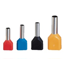 Red copper VE0508 tubular pre-insulated cold pressed wiring end needle-shaped tubular wire nose 1000 only