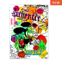 Judas Arletta JudasArrieta Bubble Hall Series Mickey v Limited Trend Prints with Mounting