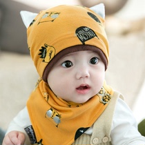Baby hats spring and autumn thin infant autumn newborn cotton cute autumn and winter Men autumn baby cap