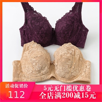 Ancient and modern purple blue thin bra female counter underwear STW5308 gathering adjustment type collection collection bra