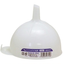 AZ plastic funnel liquid sub-packing funnel out of mouth Japan plastic funnel diameter 120mm B077