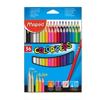 Maped 12 colors 18 colors 24 colors 36 colors Student drawing color lead triangle rod color pencil