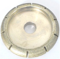 Hengli quartz stone rear round bottom grinding wheel 3 cm round wheel stone processing tool quartz stone rear water retaining grinding wheel