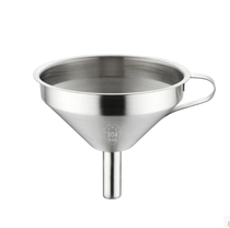 Oil bucket funnel household kitchen stainless steel thickened with filter screen oil drain sauce vinegar leak filling tool Oil Tool