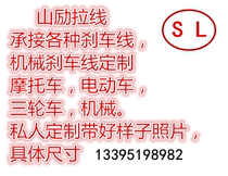 Motorcycle electric car Tricycle brake line Throttle line Clutch line Custom-made Mechanical machine cable custom-made