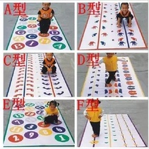 Kindergarten parent-child Garden toys * toddler training * number 1-25 footsteps * sensory integration training equipment