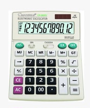 Hong Kong crocodile shirt computer CR-9800V computer keys oversized monitor 12 Bit big calculator specials