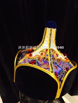 Bingbing dance costume official website Direct camp Mongolian dance costume Mongolian singing costume Mongolian mens hat free of mail