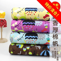 Special price clear cabin dew and thick cotton sails Home cloth art cloth 1 4 yards from cut width 1 1 m flowers